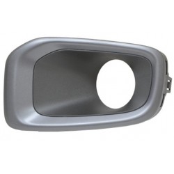 Griglia paraurti anteriore con foro fendinebbia nera - grigia sx