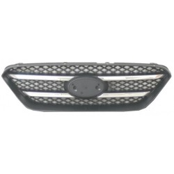 Griglia mascherina radiatore nera con modanatura cromata