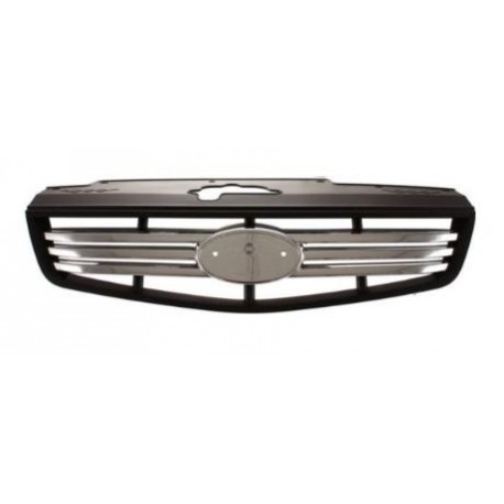 Griglia mascherina radiatore cromata - nera