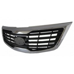 Griglia mascherina radiatore nera con cornice cromata