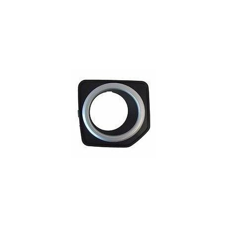 Griglia paraurti anteriore con foro fendinebbia con cornice cromata dx