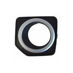 Griglia paraurti anteriore con foro fendinebbia con cornice cromata sx