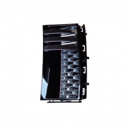 Griglia parafango anteriore nera argento cromata dx