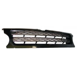 Griglia mascherina radiatore argento - nera