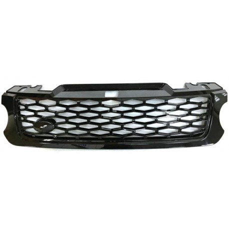 Griglia mascherina radiatore nera lucida