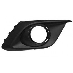 Griglia paraurti anteriore con foro fendinebbia con fori cornice cromata dx