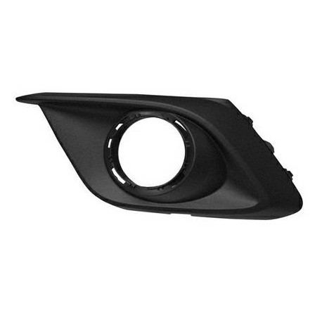 Griglia paraurti anteriore con foro fendinebbia con fori cornice cromata dx