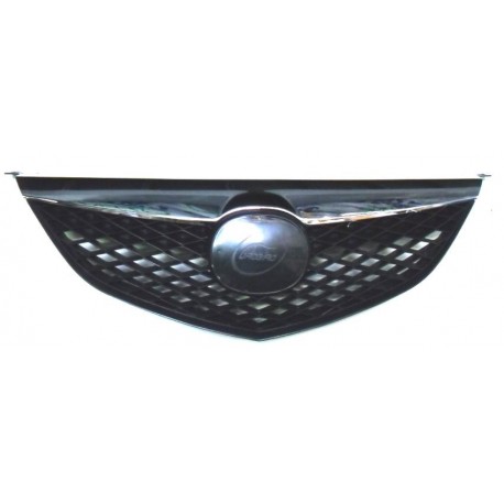 Griglia mascherina radiatore cromata - nera