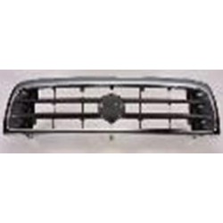 Griglia mascherina radiatore cromata - nera