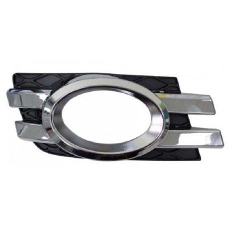 Griglia paraurti anteriore con luce curva dinamica cromata dx