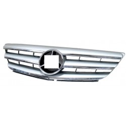 Griglia mascherina radiatore con 3 profili grigia