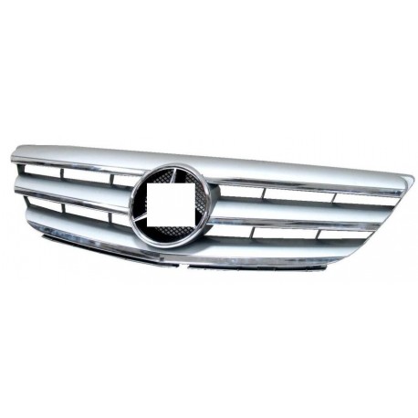 Griglia mascherina radiatore con 3 profili grigia