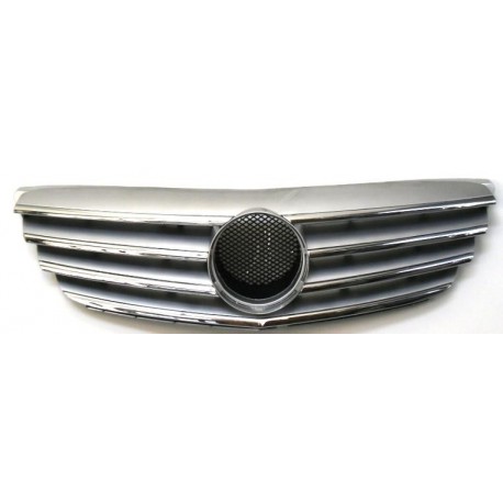 Griglia mascherina radiatore con 4 profili grigia