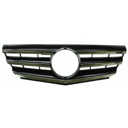 Griglia mascherina radiatore cromata - nera