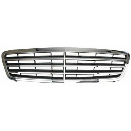 Griglia mascherina radiatore con 3 profili cromata - grigio