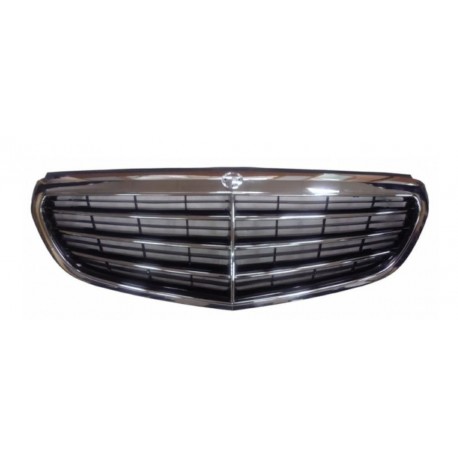 Griglia mascherina radiatore con modanatura cromata nera lucida versione Exclusive