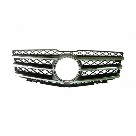 Griglia mascherina radiatore cromata - nera