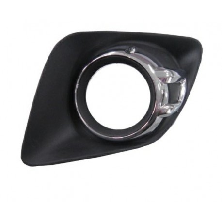 Griglia paraurti anteriore con cornice fendinebbia cromata sx