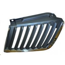 Griglia mascherina radiatore cromata - nera dx