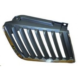 Griglia mascherina radiatore cromata - nera sx