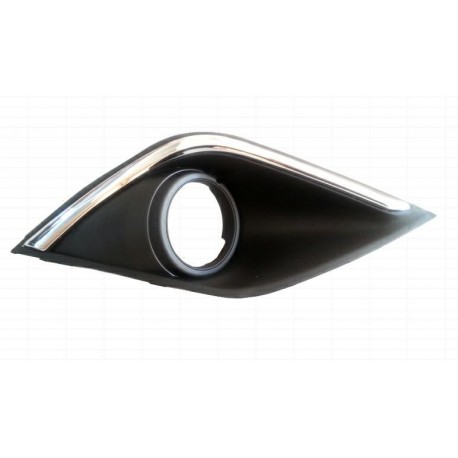 Griglia paraurti anteriore con foro fendinebbia dx