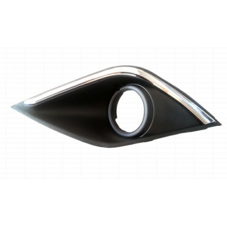 Griglia paraurti anteriore con foro fendinebbia sx