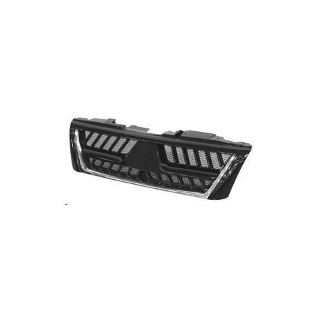 Griglia mascherina radiatore verniciabile con cornice cromata