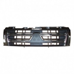 Griglia mascherina radiatore nera con modanatura cromata