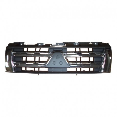 Griglia mascherina radiatore nera con modanatura cromata