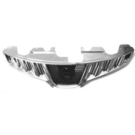 Griglia mascherina radiatore cromata - nera