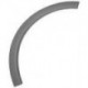 Giroparafango anteriore con modanatura sottoporta dx