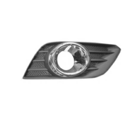 Griglia paraurti anteriore con foro fendinebbia con cornice cromata dx