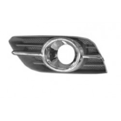 Griglia paraurti anteriore con foro fendinebbia con cornice e profilo cromato sx