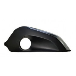 Griglia paraurti anteriore con foro fendinebbia con modanatura cromata dx