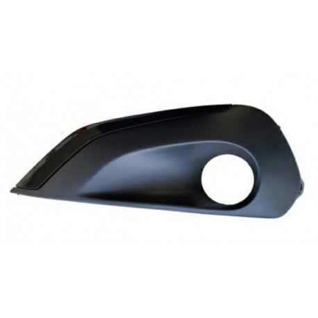 Griglia paraurti anteriore con foro fendinebbia con modanatura nera sx