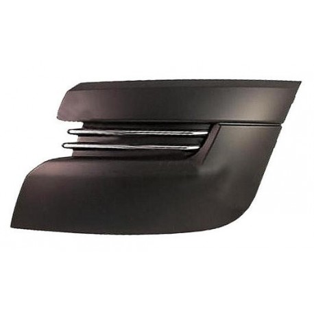 Griglia paraurti anteriore cromata - nera senza foro fendinebbia sx