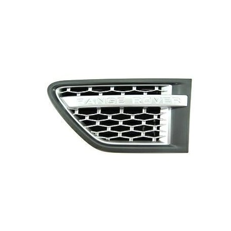 Griglia parafango anteriore grigia sx - argento