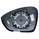 Piastra specchietto termica con vetro lato passeggero - dx