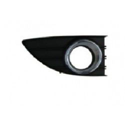 Griglia paraurti anteriore con foro fendinebbia con cornice cromata dx