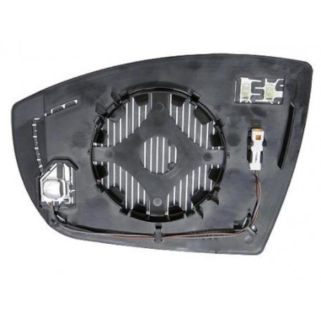 Piastra specchietto termica con vetro lato passeggero - dx