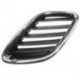 Griglia mascherina radiatore anteriore cromata - nera sx