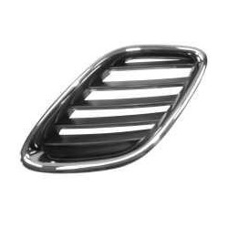 Griglia mascherina radiatore anteriore cromata - nera sx