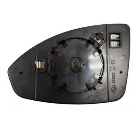 Piastra specchietto termica con vetro lato passeggero - dx