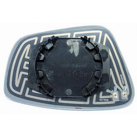 Piastra specchietto termica con vetro lato passeggero - dx
