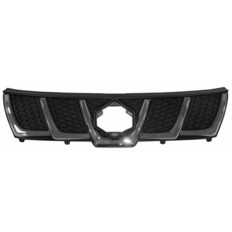 Griglia mascherina radiatore cromata - nera