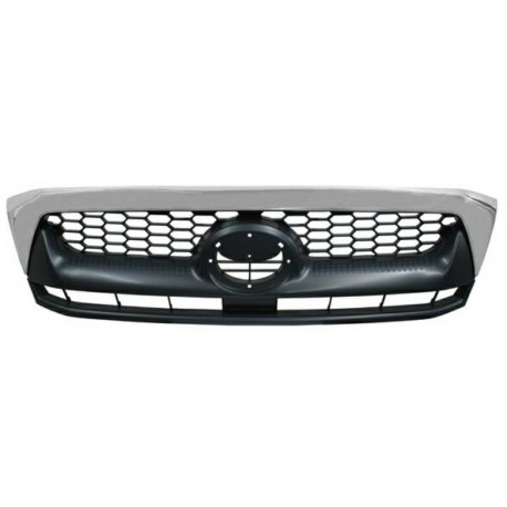 Griglia mascherina radiatore cromata - nera