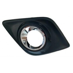 Griglia paraurti anteriore con cornice fendinebbia cromata sx