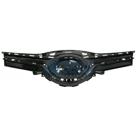 Griglia mascherina radiatore superiore nera lucida