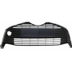 Griglia paraurti anteriore centrale nera con cornice cromata