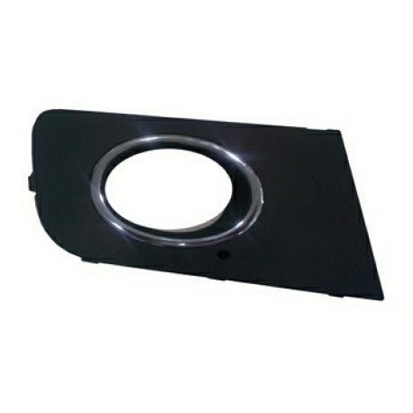 Griglia paraurti anteriore con cornice fendinebbia cromata dx